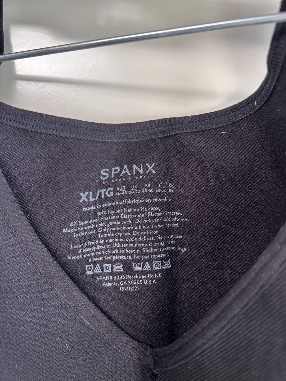 SPANX Black Shaping Tank Top